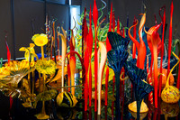 Hillary Clinton with Dale & Leslie Chihuly