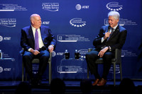 President Bill Clinton and Governor Larry Hogan